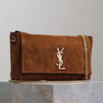 Saint Laurent Reversible Medium Kate In Suede